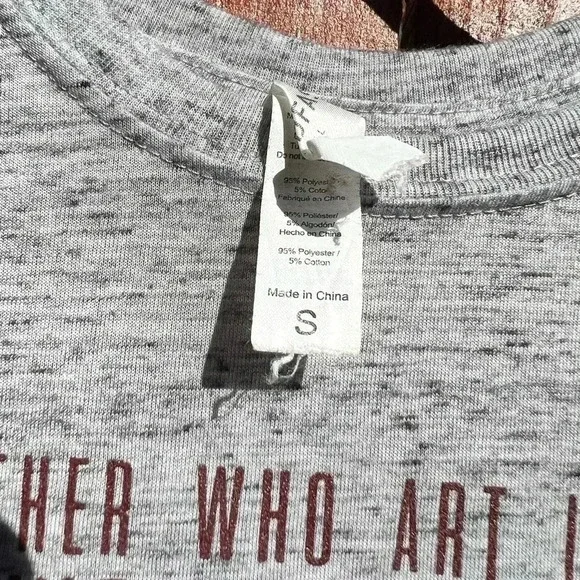 🤑 Gray Heathered Our Father Lord’s Prayer Tee - Picture 3 of 12